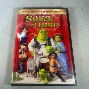 Shrek The Third DVD 2007 PG Animated Comedy DreamWorks Movie Widescreen Edition